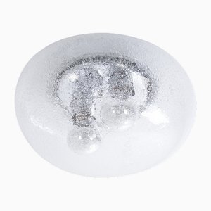 Lámpara de techo con cristal burbuja