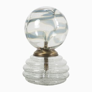 Lámpara vintage de vidrio claro