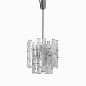 Vintage Glass Ceiling Light from Doria