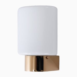 Wall Lamp in White Glass