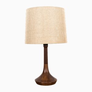 Lampada da tavolo in legno di teak