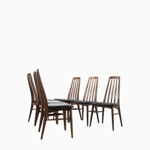 Eva Chairs by Niels Koefoed, Set of 6