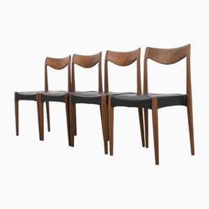Teak Dining Chairs, Set of 4