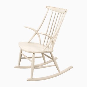 Rocking Chair Vintage par Illum Wikkelsø