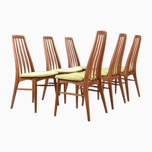 Eva Chairs by Niels Koefoed, Set of 6