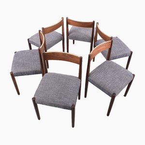Dining Chairs by Poul M. Volther, Denmark, Set of 6