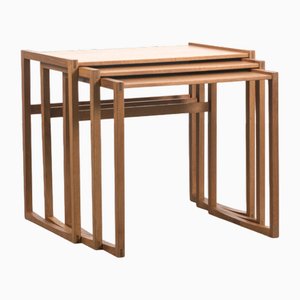 Tables Gigognes Vintage, Danemark, 1960s, Set de 3