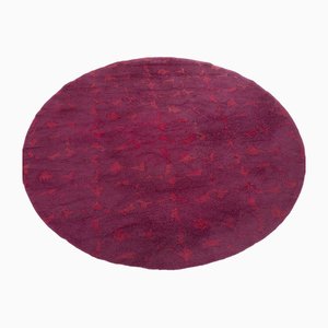 Grand Tapis Rond Violet