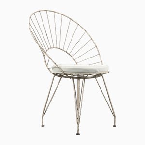 Vintage Stuhl aus Silberdraht