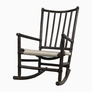 Rocking Chair with Canvas Seat