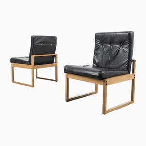 Fauteuils en Chêne, Set de 2