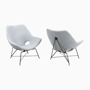 Kosmos Lounge Chairs by Augusto Bozzi, Set of 2