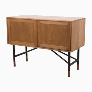 Vintage Brown Oak Cabinet