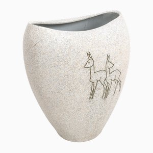 Grand Vase avec Cerfs, 1950s