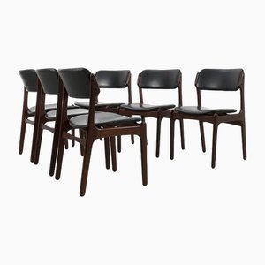 Chairs by Erik Buch, Set of 6