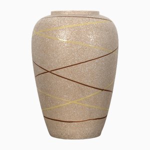 Vintage Colourful Striped Vase