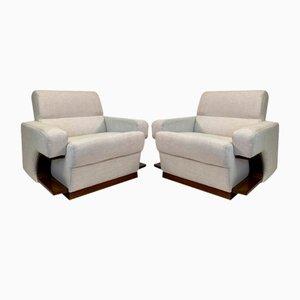 Set of Vintage Italian Lounge Chairs, 1970s