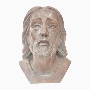 Christusbüste aus Bronze, 1950er