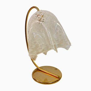 Lámpara de mesa Handkerchief de cristal de Murano, años 70