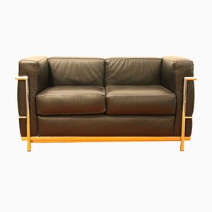 Lc2 Sofa By Le Corbusier For Alivar 1989 At Pamono Lc2 Sofa By Le Corbusier For Alivar 1989
