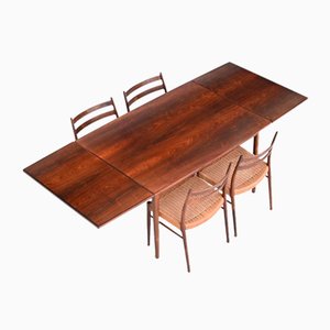 Rosewood Dining Table from Randers Møbelfabrik, Denmark, 1960s