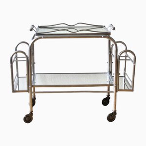 Art Deco French Bar Trolley, 1940s