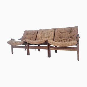 Hunter Drei-Sitzer Sofa Set von Torbjørn Afdal für Bruksbo Norway, 1960er