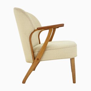 Fauteuil en Chêne par Chresten Findahl Brodersen, Danemark, 1950s