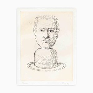 René Magritte, Untitled, Etching, 1968