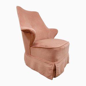 Vintage Soft Pink Lounge Chair by Theo Ruth for Artifort, 1950s