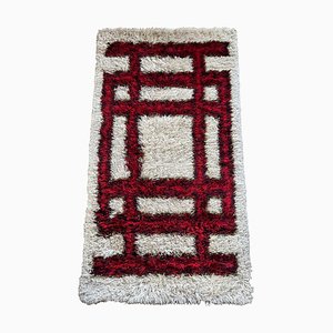 Tapis Rya No. 1 Pop Art Moderne en Laine par Hojer Eksport Wilton, Danemark, 1960s