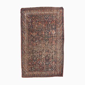 Antique Shiraz Rug with Tribal Pattern