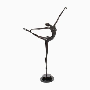 Grande Sculpture d'une Danseuse, 1990s, Bronze