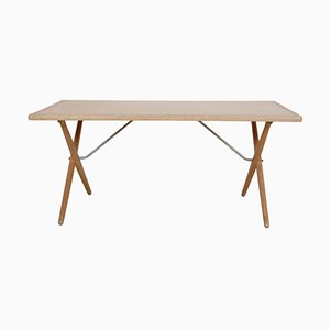 Table de Salle à Manger PP85 en Frêne par Hans Wegner pour Pp Møbler, 1990s