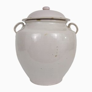 Pot with Vernisse White Confit