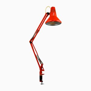 Lampe de Bureau Achitect Ajustable Orange par Tep, 1970s