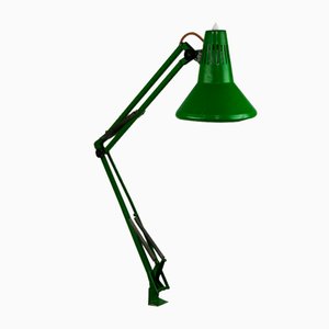Lámpara de mesa Achitect ajustable en verde de Tep, años 70