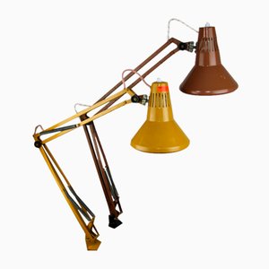 Lámparas de mesa Achitect ajustables de Tep, años 70. Juego de 2