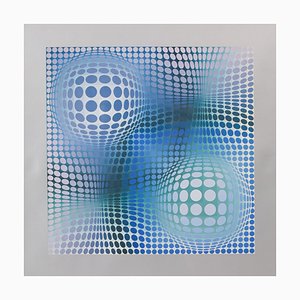 Victor Vasarely, Feny, 1973, Reproduction Print