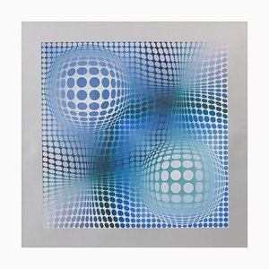 Victor Vasarely, Feny, 1973, Reproduktionsdruck