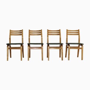 Vintage Dining Room Chairs, Swedish, 1960s, Set of 4