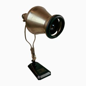 Lámpara de escritorio médica Sollux convertida de Hanau, años 20