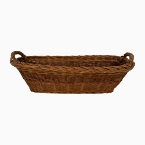 Vintage Baguette Wicker Basket