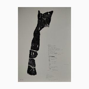 Rafael Ruz, Composizione, 1986, Tecnica mista su carta