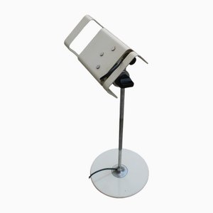 Weiße Vintage Spider Tischlampe von Oluce, 1960
