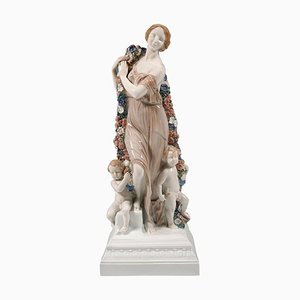 Large Porcelain Group Joy of Life attributed to J. Limburg Rosenthal Selb, Germany, 1923