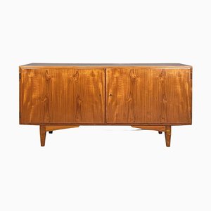 Italienisches Mid-Century Sideboard aus Holz mit Schublade und Regalen, 1960er