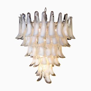 Glass Petal Chandelier, Murano, 1990s