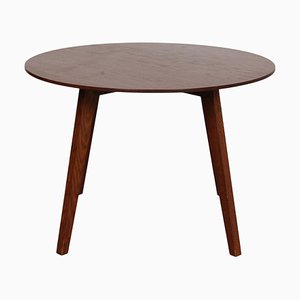 Circle Coffee Table in Smoked Oak by Hans Wegner for Getama