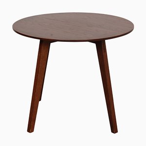 Hans Wegner Circle Couchtisch Räuchereiche Ø: 57 Cm. von Getama